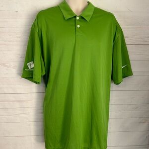 Nike Golf Size XXL Dry-Fit Green Polo Shirt New